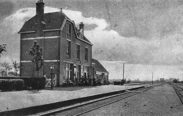 Station Vroomshoop in 1910